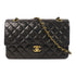 CHANEL Quilted CC GHW Classic 25 Chain Shoulder Bag A01112 Lambskin Black v1