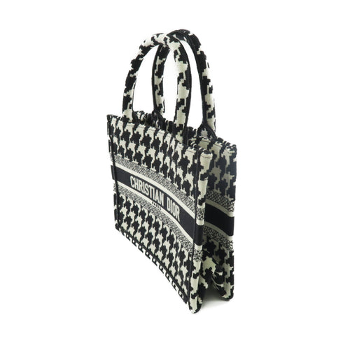 Christian Dior Medium Book Tote Bag Canvas Black