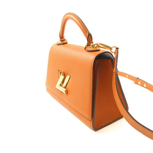 LOUIS VUITTON GHW Twist One Handle PM 2Way Shoulder Bag Taurillon Leather M57090