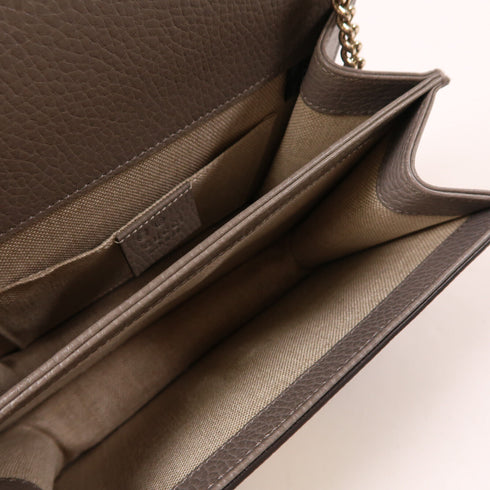 GUCCI GG GHW Chain Shoulder Bag Crossbody 510304 Calfskin Leather