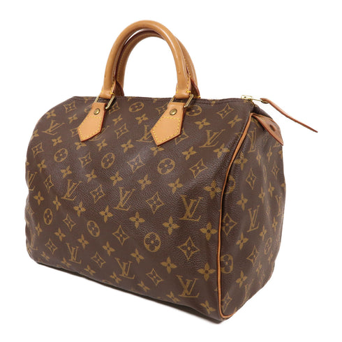 LOUIS VUITTON LV GHW Speedy 30 Hand Bag M41108 Monogram Brown v3