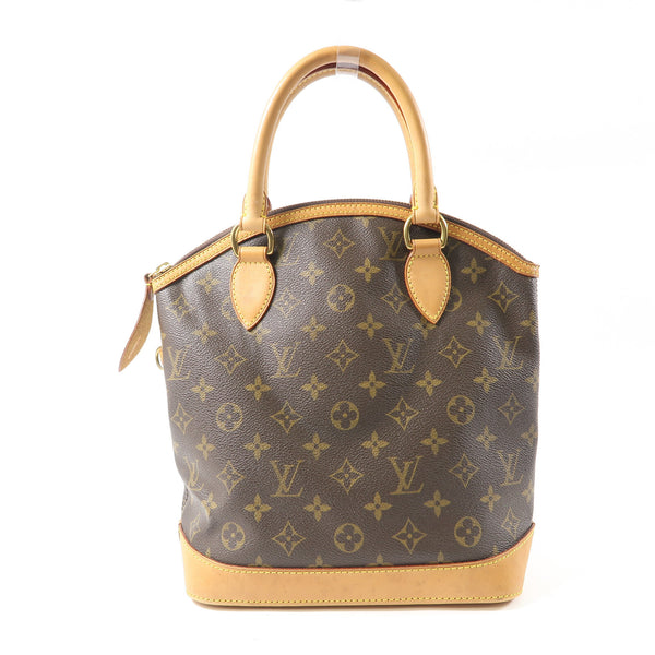 LOUIS VUITTON LV GHW Lockit Handbag M40102 Monogram Brown v4