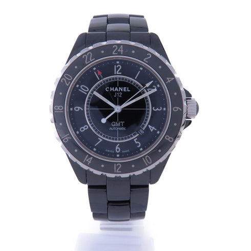 CHANEL CC J12 GMT Automatic Watch H2012 Ceramic Black