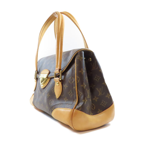 LOUIS VUITTON LV GHW Beverly GM Shoulder Bag Handbag M40120 Monogram Brown v1