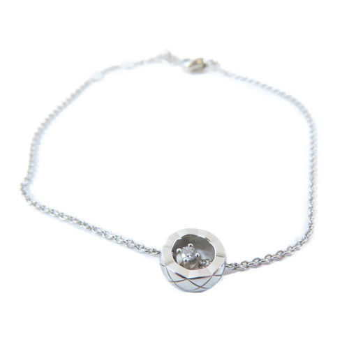 CHANEL CC Coco Crush Bracelet 18K White Gold #16.75cm