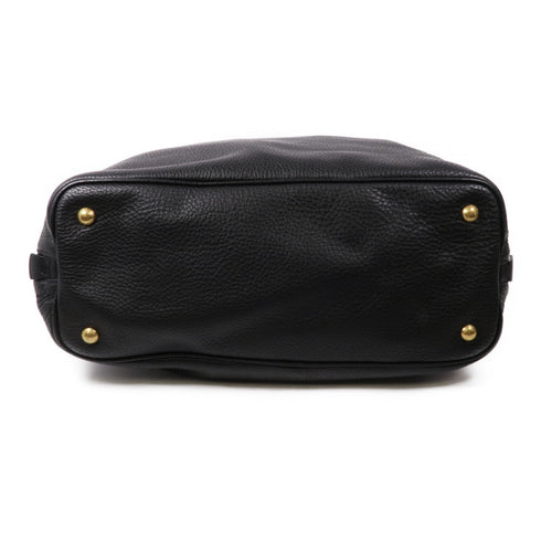 PRADA GHW 2 Way Bag BN2419 Calfskin Leather Black