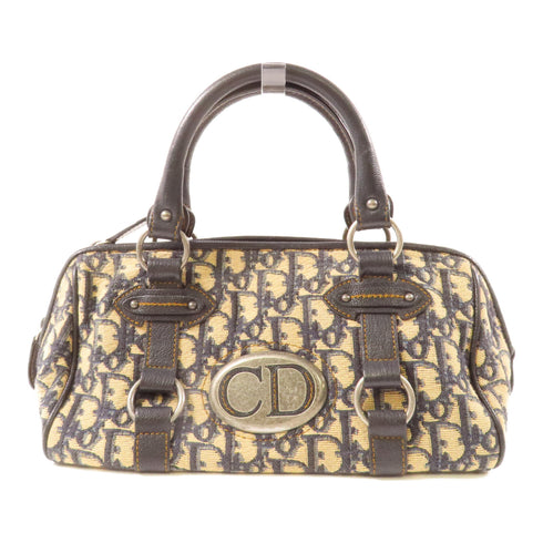 CHristian Dior CD SHW Handbag Canvas Blue