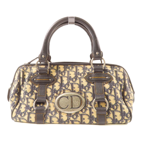 CHristian Dior CD SHW Handbag Canvas Blue