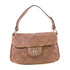 CHANEL CC SHW Shoulder Bag Calfskin Leather Brown