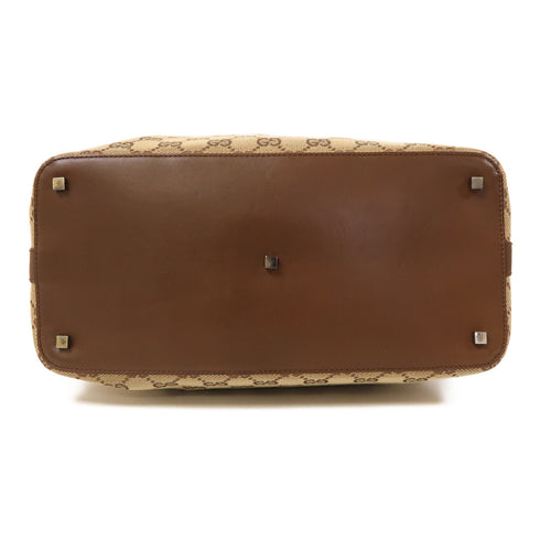 GUCCI GG Shoulder Bag Canvas Brown
