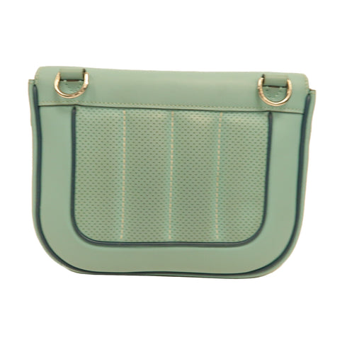 HERMES PHW Mini Berlin Shoulder Bag Swift Leather Light Blue