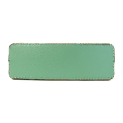 GUCCI GG GHW Shoulder Bag 499621 Canvas Green