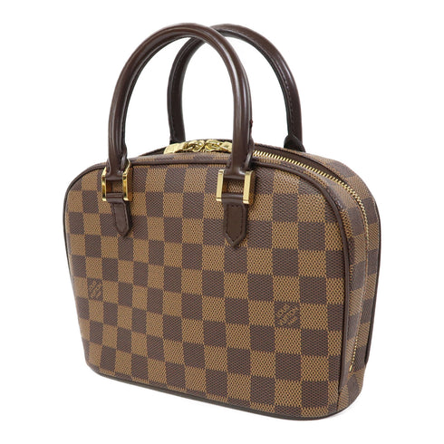 LOUIS VUITTON LV GHW Sarria Mini Hand Bag N51286 Damier Azur Brown