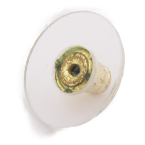 CHANEL CC Earrings Accessories Metal/PVC Gold/Pink