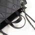 CHANEL CC SHW Chain 2 Way Shoulder Bag Calfskin Leather Black