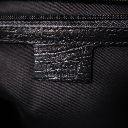 GUCCI GG Bamboo Hand Bag 112526 Canvas Black