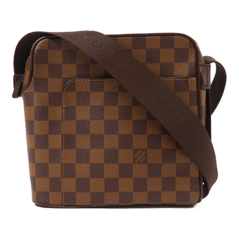 LOUIS VUITTON LV GHW Olav Shoulder Bag N41442 Damier Ebene Brown