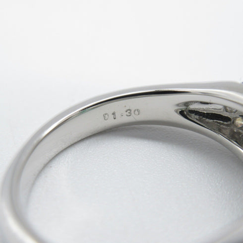 FINE JEWELRY 2.27ct Emerald 1.30ct Diamond Ring 18KWG White Gold US#5.5