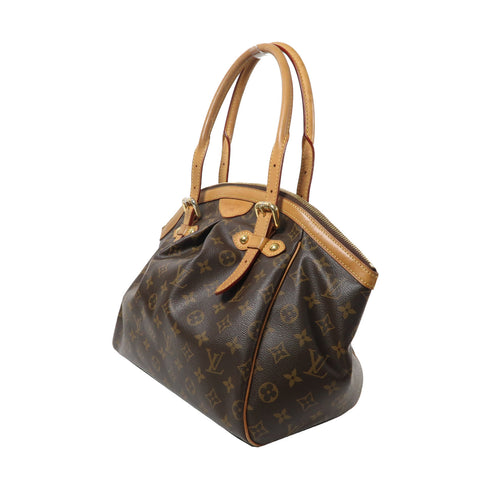 LOUIS VUITTON LV GHW Tivoli GM Handbag M40144 Monogram Brown v4