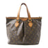 LOUIS VUITTON LV GHW Palermo 2 Way Bag M40145 Monogram Brown v2