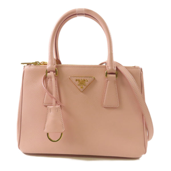 PRADA GHW 2 Way Bag Calfskin Leather