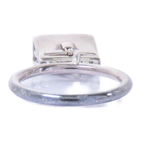 HERMES Amulettes Birkin Ring 925 Sterling Silver US#6