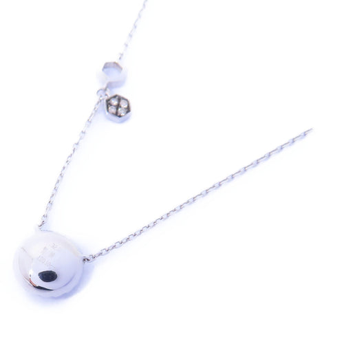 Fine Jewelry 0.10ct Diamond Necklace Accessories 18K White Gold