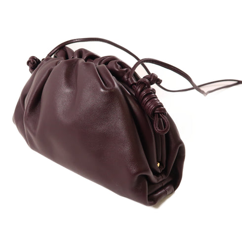 BOTTEGA VENETA BV GHW Mini Pouch Shoulder Bag 585852 Leather