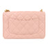 CHANEL CC GHW Wallet On Chain Shoulder Bag Lambskin Leather Pink