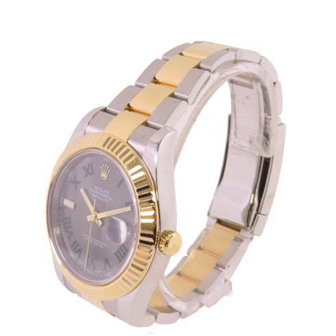 ROLEX Datejust 41mm 116333 Automatic Watch 18K Yellow Gold Stainless Steel