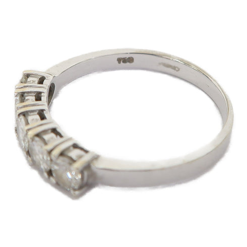 Fine Jewelry 0.60ct Diamond Ring 2.3g 18K White Gold US#6.5