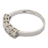 Fine Jewelry 0.60ct Diamond Ring 2.3g 18K White Gold US#6.5