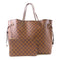 LOUIS VUITTON LV GHW Neverfull Shoulder Bag N41357 Damier Brown