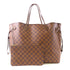 LOUIS VUITTON LV GHW Neverfull Shoulder Bag N41357 Damier Brown