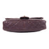 CHANEL CC Chain Shoulder Bag Calfskin Leather Purple