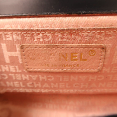 CHANEL CC GHW Chain Shoulder Bag Calfskin Leather Black v1