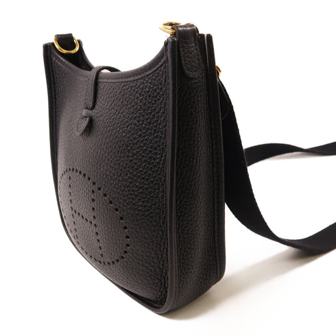 HERMES GHW Evelyne TPM Shoulder Bag Clemence Leather