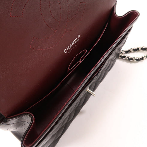 CHANEL CC SHW Large Classic Chain Shoulder Bag Lambskin Leather