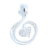 JEWELRY Diamond Pendant Top 18K White Gold v3