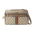 GUCCI GG GHW Shoulder Bag 517080 Coated Canvas Brown