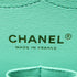 CHANEL CC GHW Large Classic Chain Shoulder Bag Lambskin Leather Green