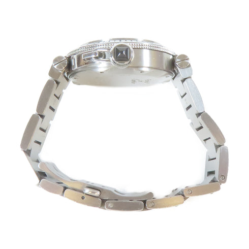 CARTIER Pasha Seatimer Automatic Watch W31077M7 Stainless Steel Black