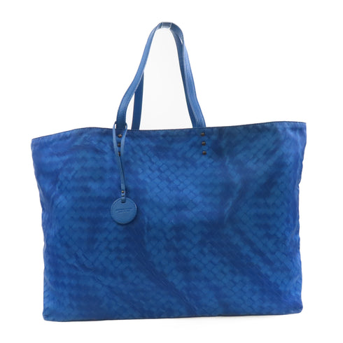 BOTTEGA VENETA BV SHW Tote Bag Nylon Blue