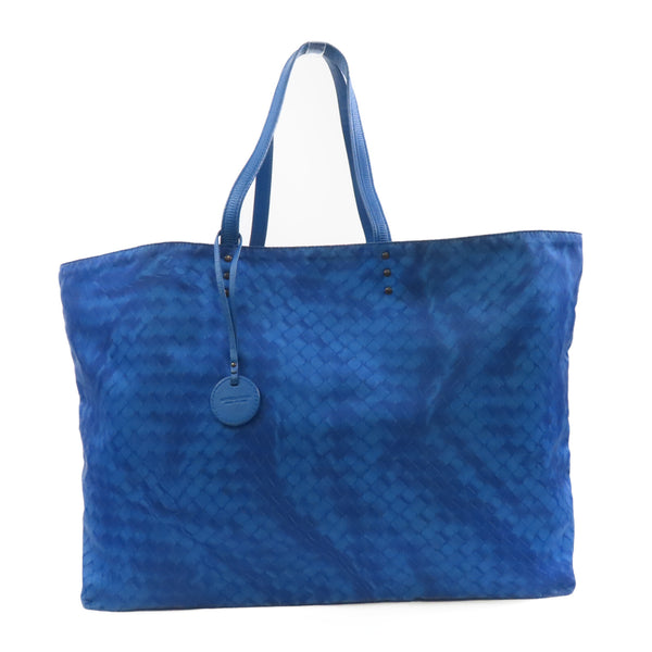 BOTTEGA VENETA BV SHW Tote Bag Nylon Blue