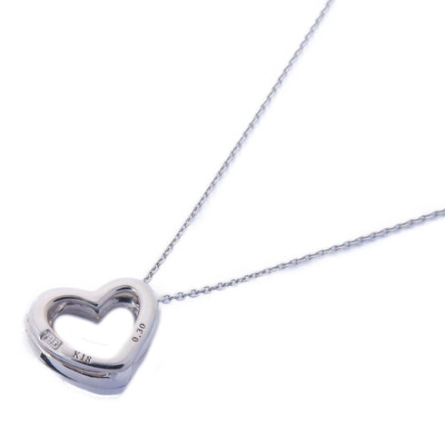 Fine Jewelry 0.3ct Diamond Necklace Accessories 18K White Gold