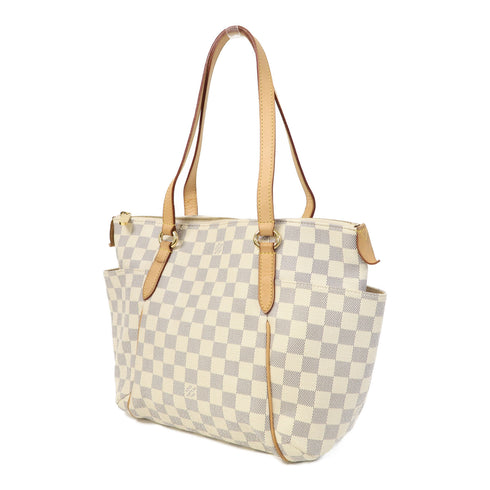 LOUIS VUITTON LV GHW Totally PM Shoulder Bag N51261 Damier Azur White