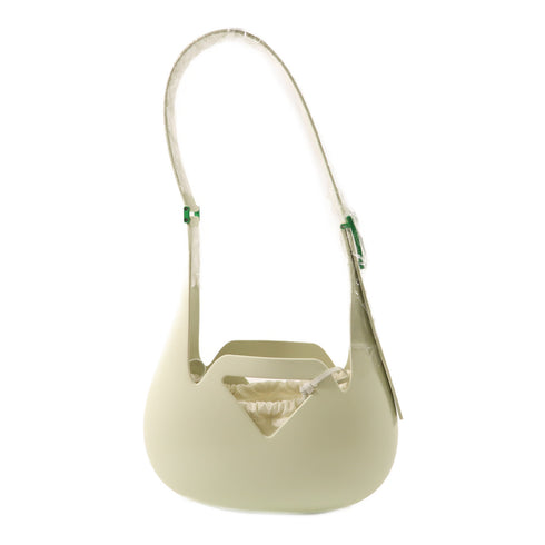 BOTTEGA VENETA BV Rubber Punch Shoulder Bag Rubber Light Green