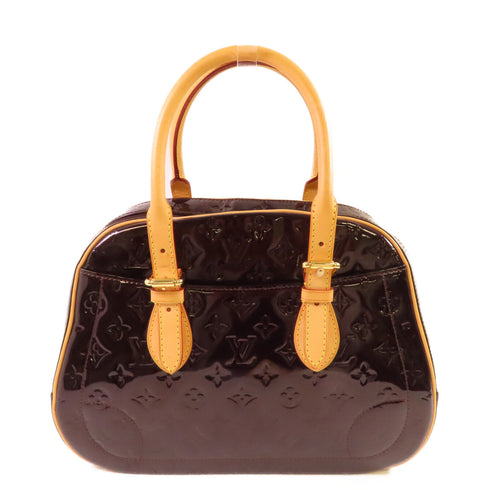 LOUIS VUITTON LV GHW Vernis Summit Drive Handbag M93516 Monogram Vernis Amarante
