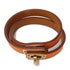 HERMES Kelly Double Tour B Bracelet Bangle Calfskin Leather