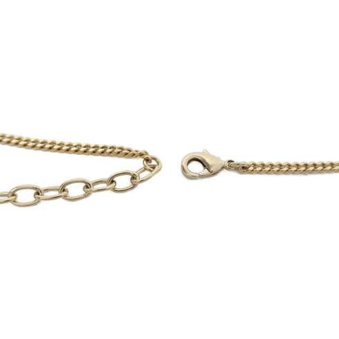 CHANEL CC Necklace P21/K Metal Gold